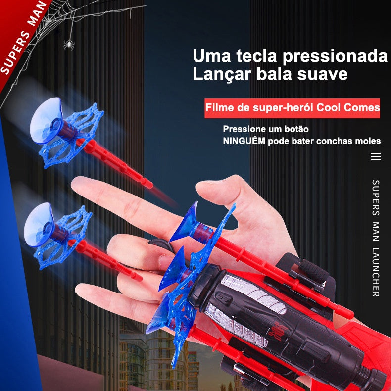 LUVA SOLTA TEIA DO HOMEM ARANHA + Alvo de Brinde (PROMOÇÃO EXCLUSIVA)